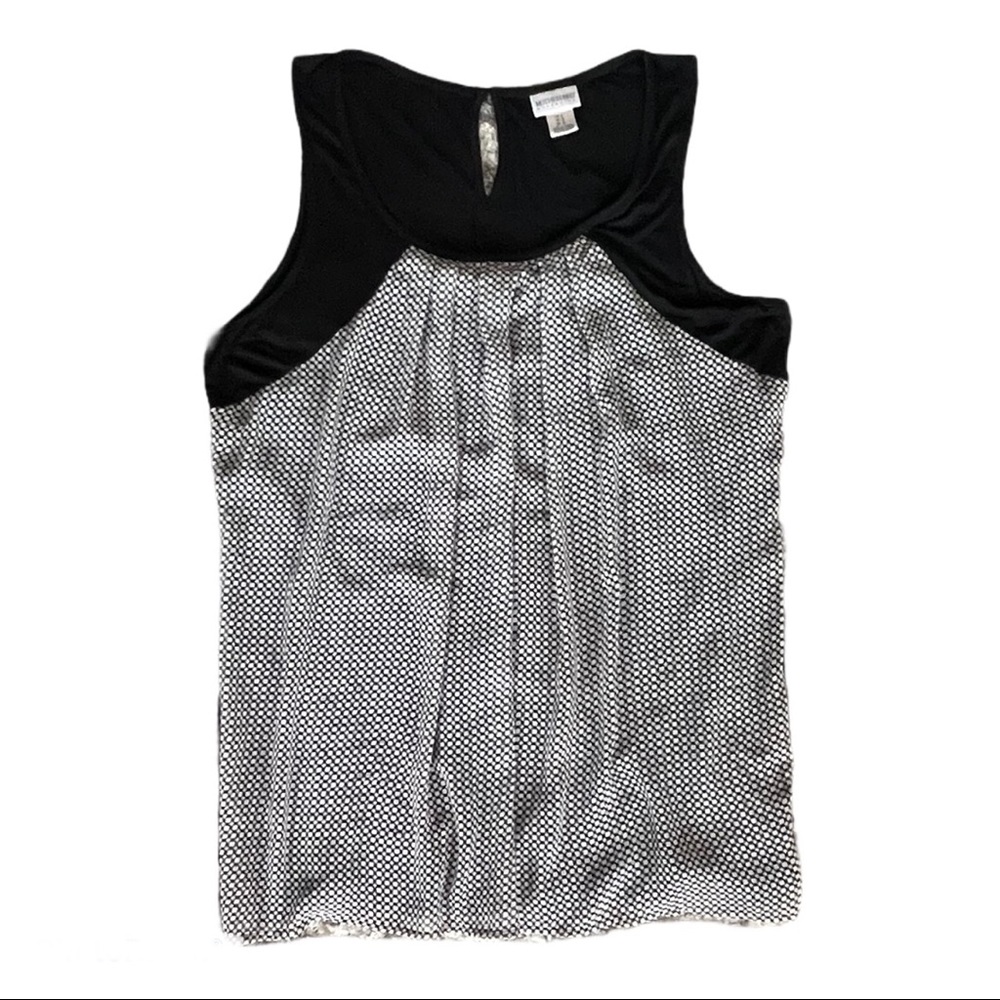 MOTHERHOOD MATERNITY BLOUSE SIZE L BLACK COLOR